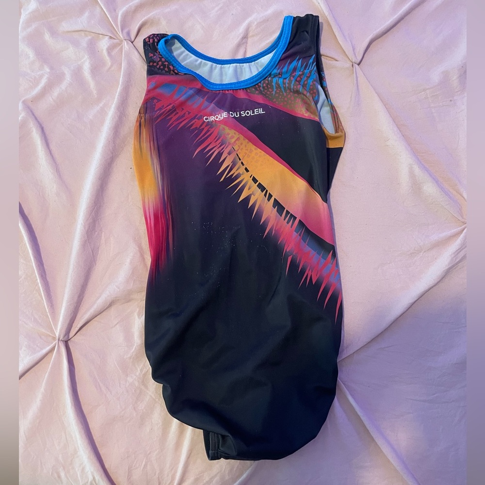 GK Multicolor Gymnastics Leotard - Picture 2 of 2